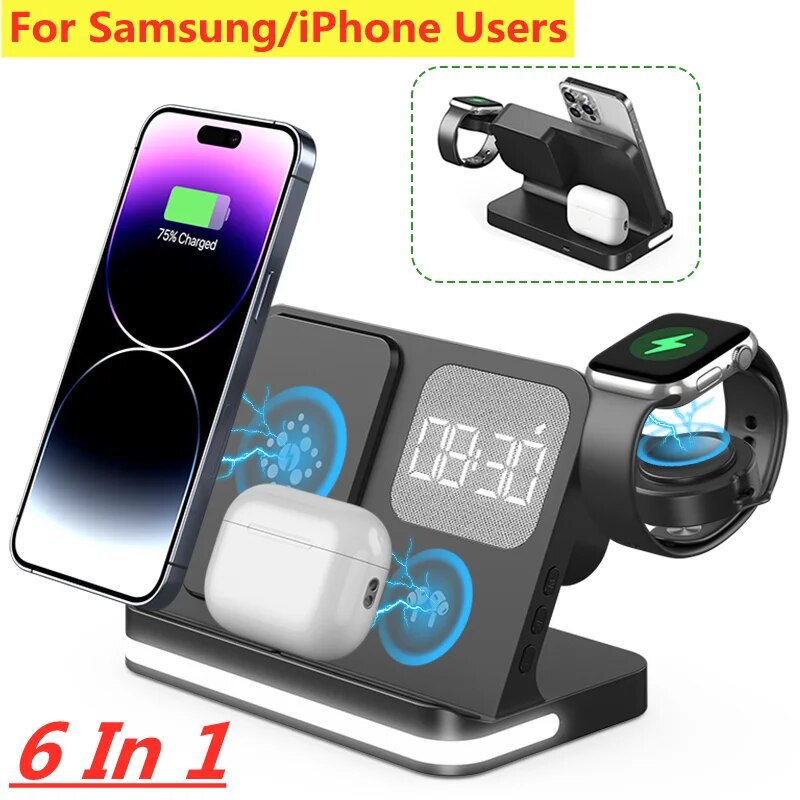 Watch Charger Cable - 무선 충전기 스탠드, 아이폰 15, 14,