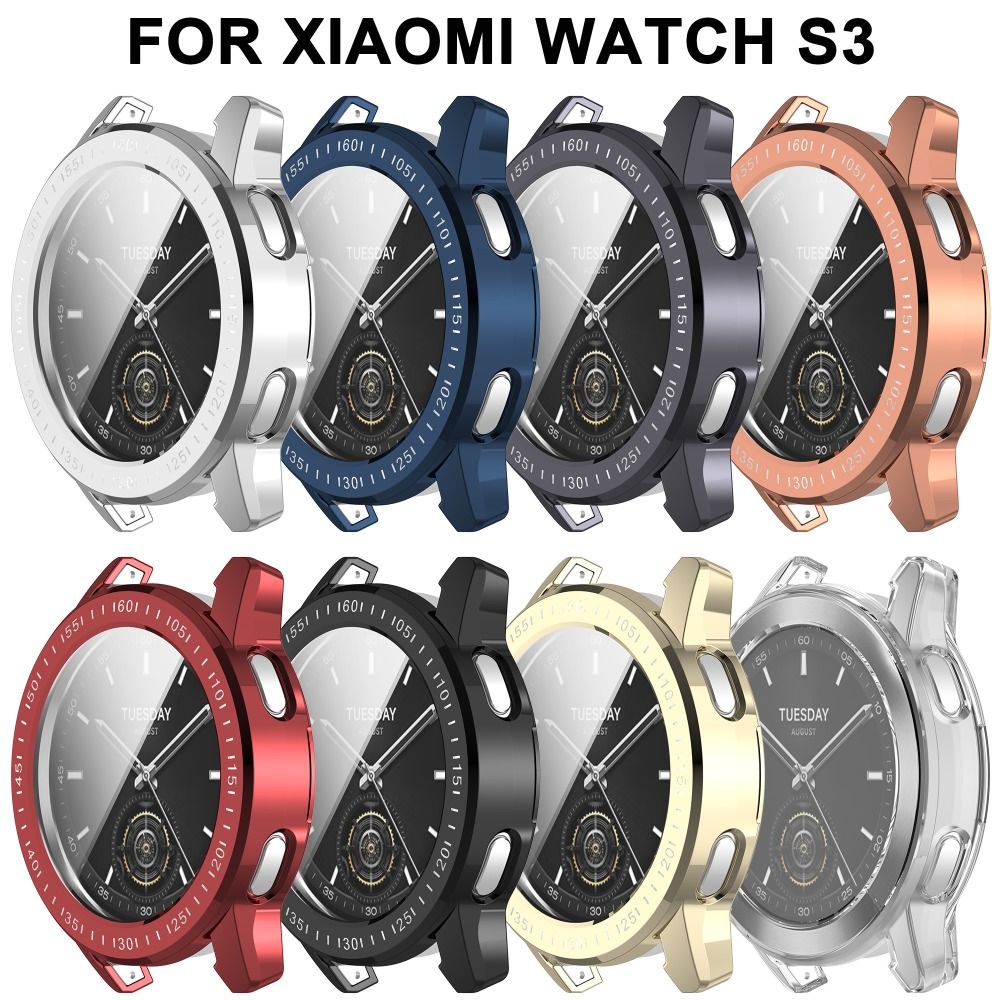 Xiaomi Smartwatch S3 Accessories - 새로운 전체 커버 TPU 케이스 범퍼