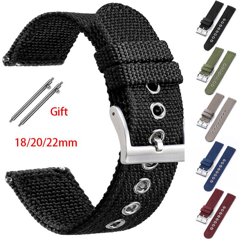 Nylon Nato Strap - 나일론 스트랩 18mm 20mm 22mm 밴드