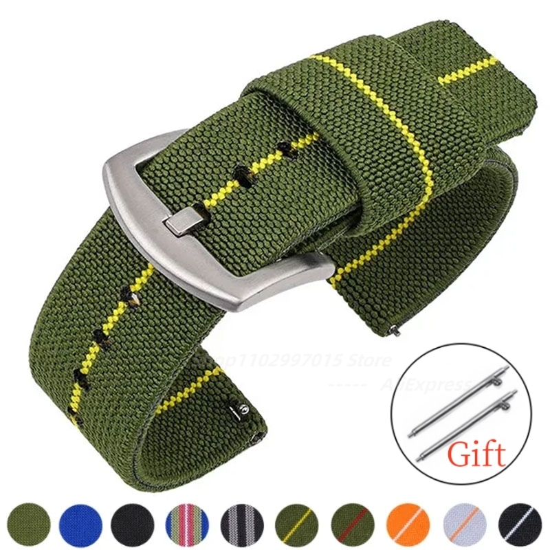 Nylon Nato Strap - 나일론 시계 밴드 18mm 20mm 22mm