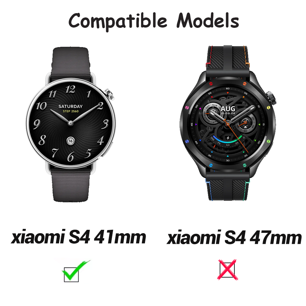 샤오미 워치 S4 41mm용 18mm 꼬임 자석 버클  - Xiaomi Smartwatch S4 Accessories 리뷰 및 가격