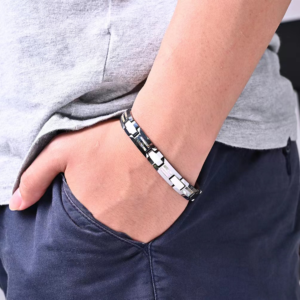 10mm Havey 펑크 블랙 세라믹 팔찌 남성 여성  - Ceramic Link Bracelet 리뷰 및 가격