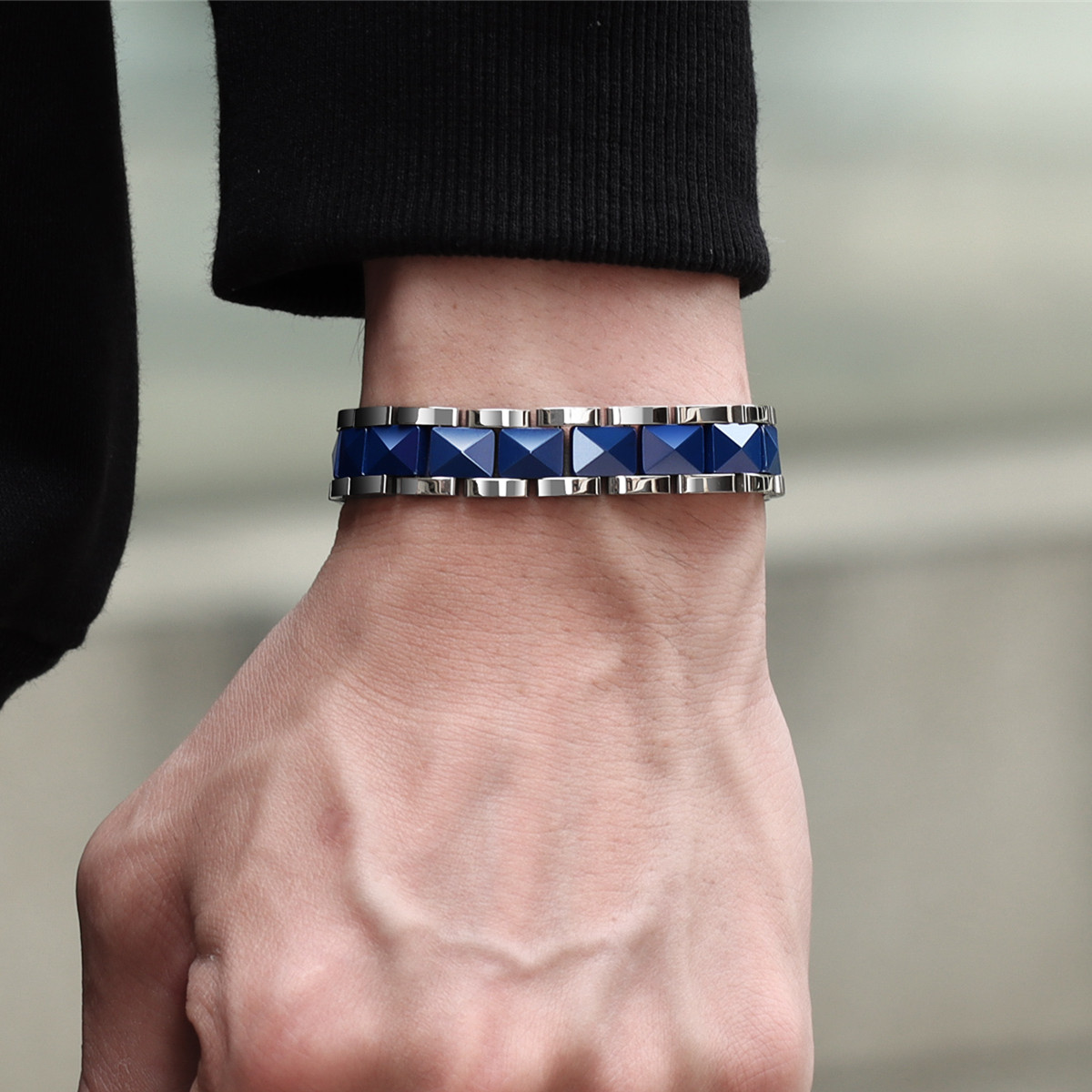 ARADOO 프리미엄 세라믹 티타늄 스틸 팔찌 남성용  - Ceramic Link Bracelet 리뷰 및 가격