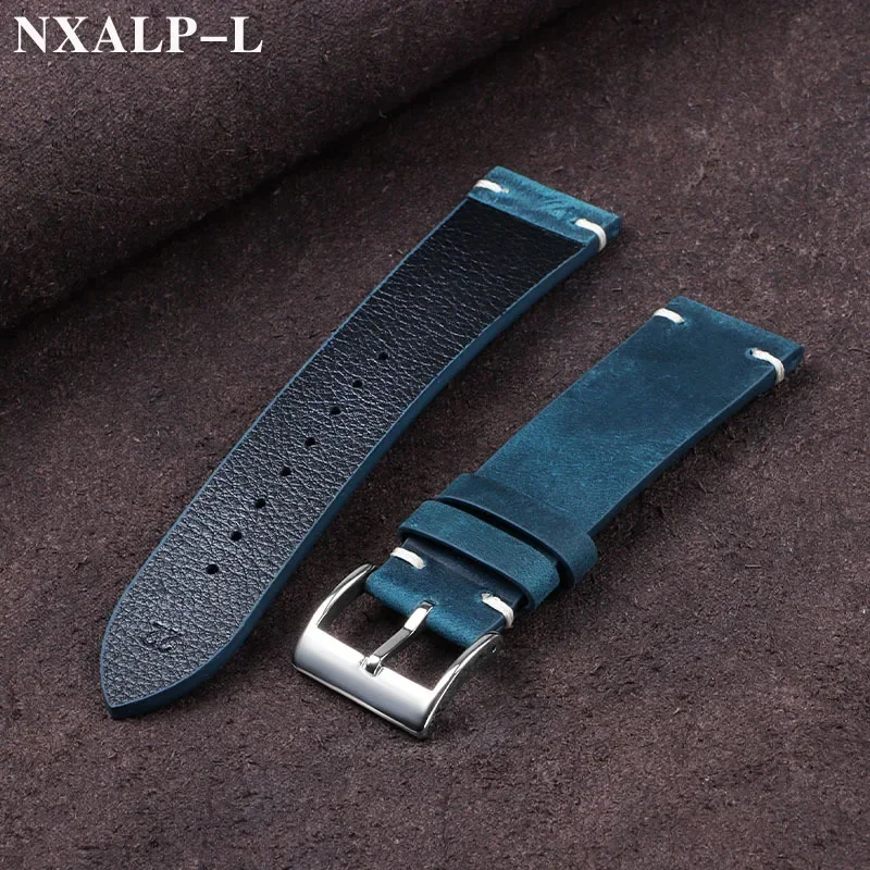 빈티지 오일 왁스 가죽 시계 밴드 18mm 20mm 2 - Nylon Nato Strap 리뷰 및 가격