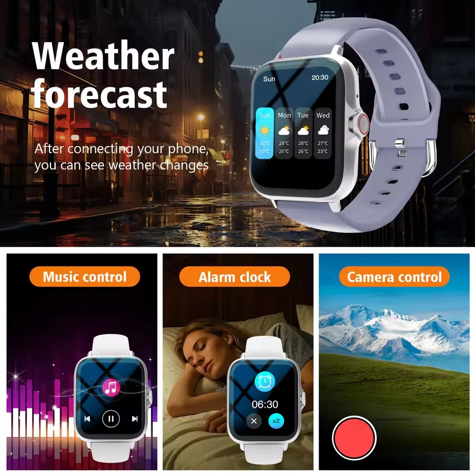 2026 새로운 블루투스 통화 스마트 시계 정보 푸시  - Smartwatch Face 리뷰 및 가격