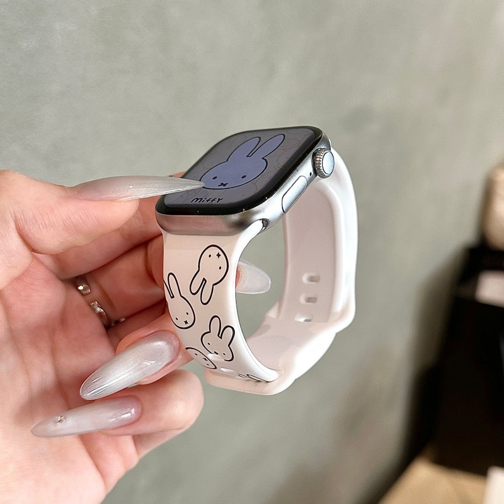 귀여운 미피 토끼 만화 캐릭터 시계줄 애플워치 시리즈  - Apple Smartwatch Accessories 리뷰 및 가격