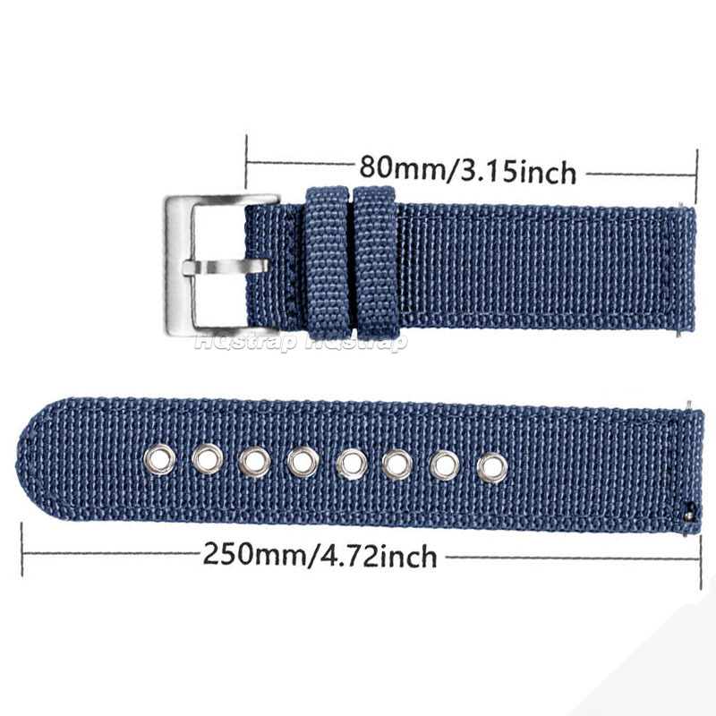 나일론 스트랩 18mm 20mm 22mm 밴드 캔버스  - Nylon Nato Strap 리뷰 및 가격