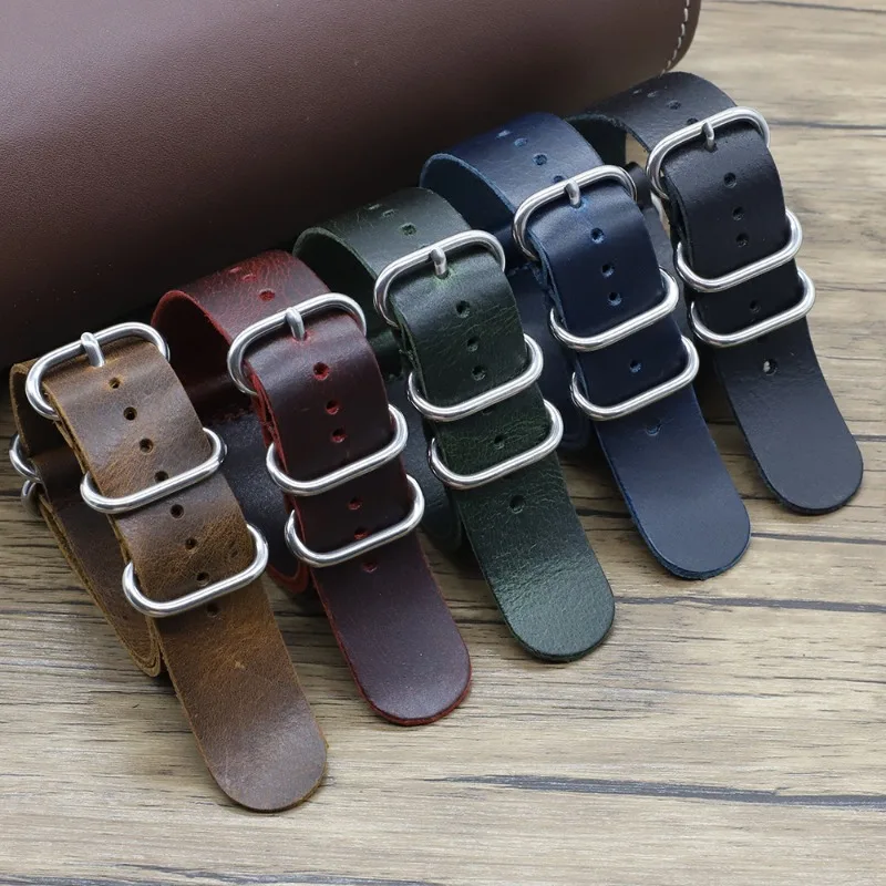 빈티지 정품 가죽 시계 밴드 18mm 20mm 22mm - Nylon Nato Strap 리뷰 및 가격