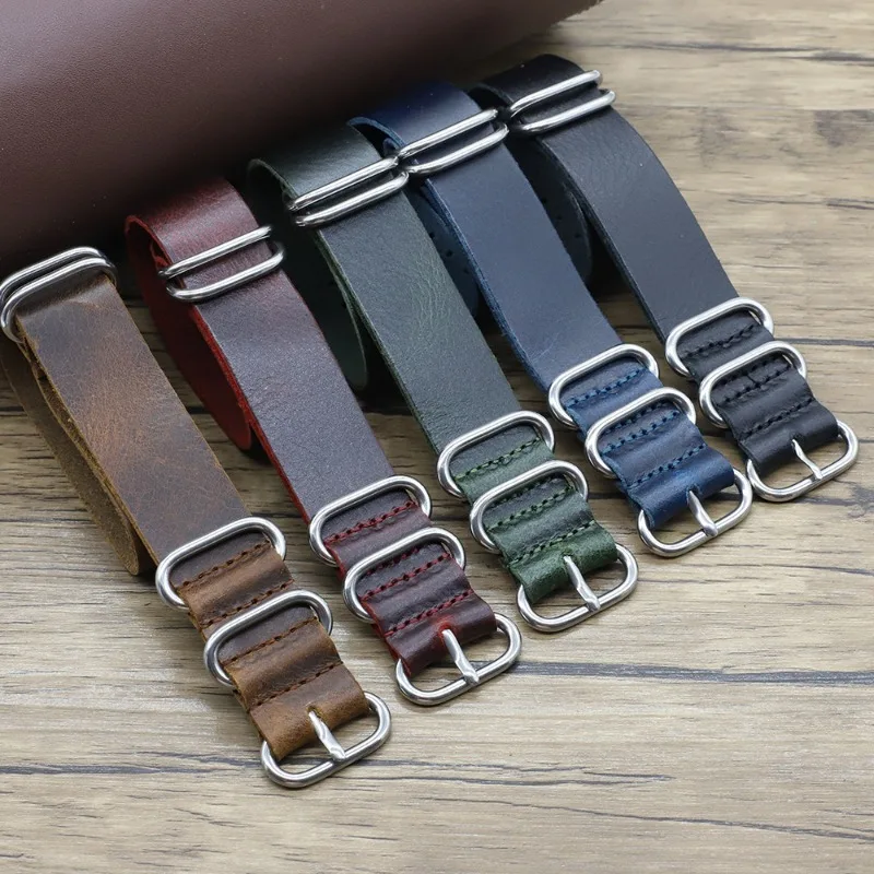 빈티지 정품 가죽 시계 밴드 18mm 20mm 22mm - Nylon Nato Strap 리뷰 및 가격