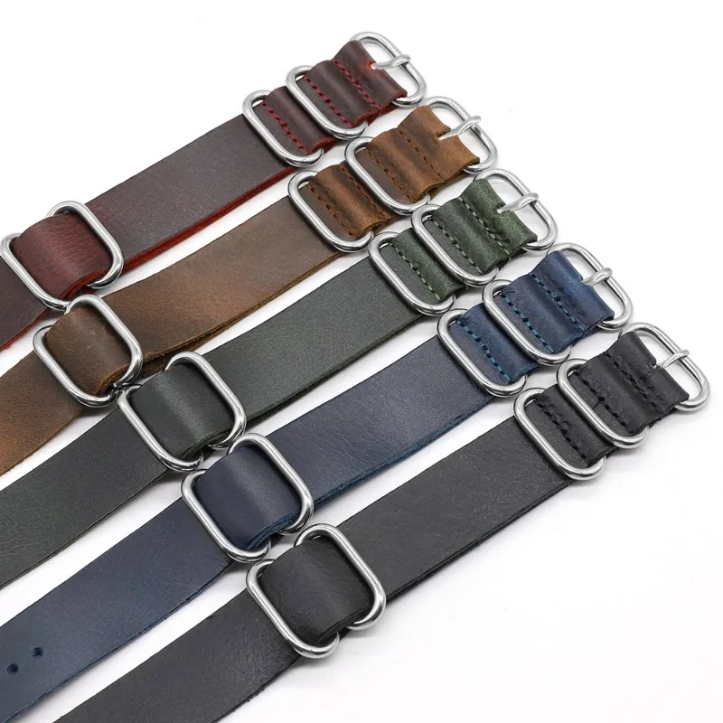 빈티지 정품 가죽 시계 밴드 18mm 20mm 22mm - Nylon Nato Strap 리뷰 및 가격