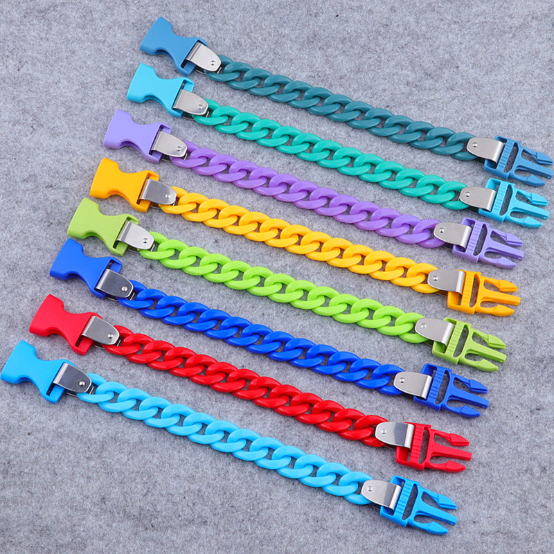 FishSheep 여성용 다채로운 아크릴 링크 체인 버 - Ceramic Link Bracelet 리뷰 및 가격