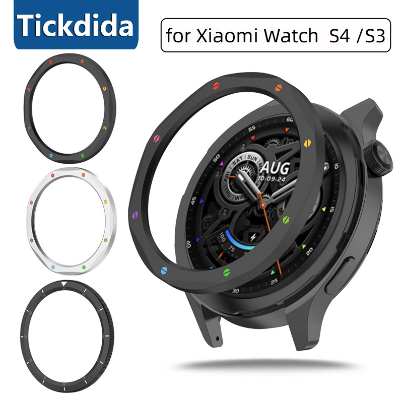 Xiaomi 시계 S4 S3 보호대 용 금속 베젤 링  - Xiaomi Smartwatch S3 Accessories 리뷰 및 가격